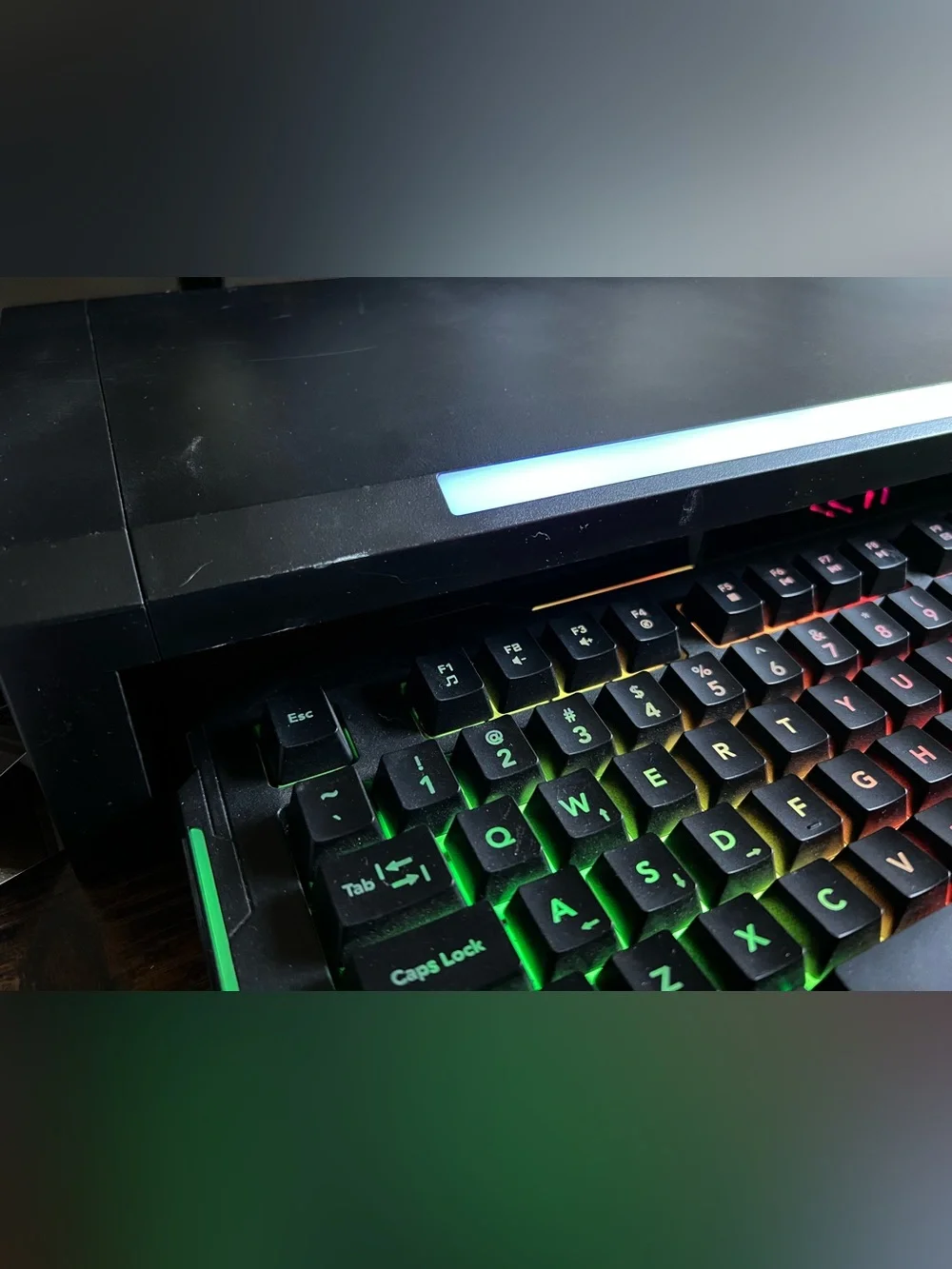 Black Backlit Gaming Keyboard